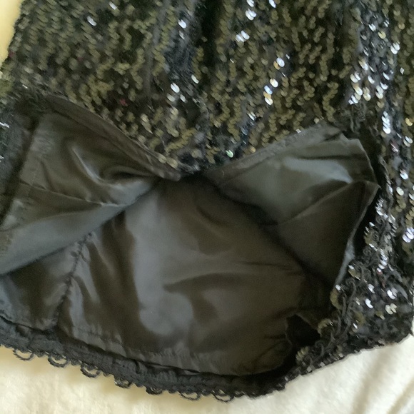 Formal Black Sequin Cocktail Dress - Picture 13 of 16